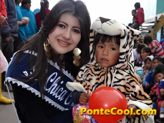 Agasajo PonteCool a los ni&ntilde;os de escasos recursos en Quisapincha