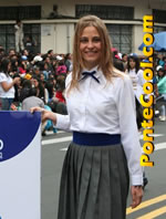 Unidad Educativa Mayor Ambato Desfile del 12 de Noviembre de 2015