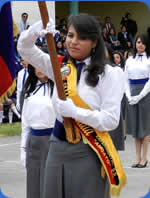Traspaso de la Bandera Colegio Ambato