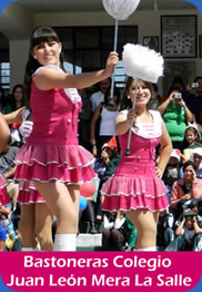 Bastoneras Colegio Juan L. Mera La Salle 2011