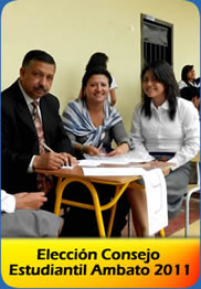 Eleccion Consejo Estudiantil Colegio Ambato 2011