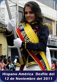 Hispano America desfile 12 de Noviembre 2011