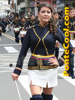 Unidad Educativa Hispano Am&eacute;rica Desfile del 12 de Noviembre de 2015