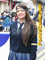 Unidad Educativa Rumi&ntilde;ahui Desfile del 12 de Noviembre de 2015