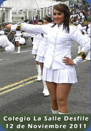 La Salle desfile del 12 de Noviembre 2011