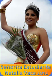 Elecci�n Se�orita Estudiante Natalia Vaca 2012
