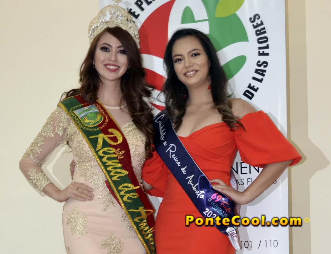 Inscripci&oacute;n de Nicole Garz&oacute;n candidata a Reina de Ambato 2020