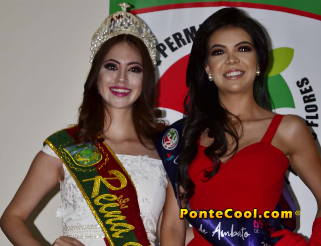 Inscripci&oacute;n de Stephanie D&iacute;az candidata a Reina de Ambato 2020