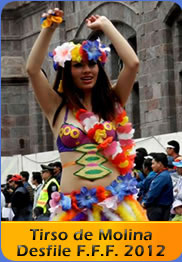Tirso de Molina Desfile Fiesta de la Fruta y de las Flores Ambato 2012