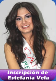Inscripci&oacute;n de Estefania Vela Candidata Reina de Ambato 2012