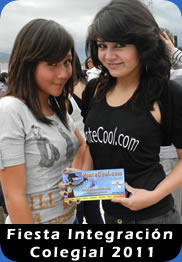 Fiesta de integracion colegios Ambato Hispano y Bolivar