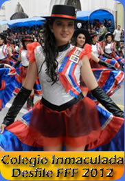 Colegio Inmaculada Desfile Fiesta de la Fruta y de las Flores Ambato 2012