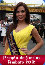 Preg�n de las Fiestas de Ambato 2012