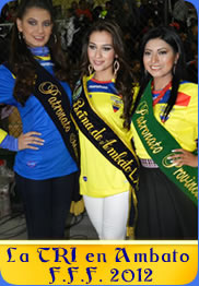 Homenaje de la TRI a Ambato FFF 2012