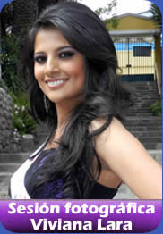 Sesi&oacute;n fotogr&aacute;fica de Viviana Lara candidata a Reina de Ambato 2012