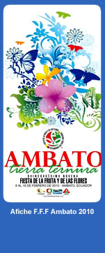 Programa de Fiestas de las Frutas y las Flores Ambato 2010