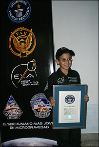 Su hijo alcanzo el record gines