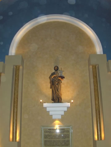 Recreaci&oacute;n en escultura de la crusificcion