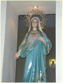 Escultura de la Virgen María