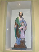 Escultura de San José y el niño Jesús