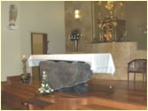 Mesa de celebración religiosa