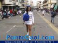 Colegio Ambato en el Desfile del 12 de Noviembre del 2011