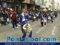Colegio Ambato en el Desfile del 12 de Noviembre del 2011