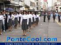 Colegio Ambato en el Desfile del 12 de Noviembre del 2011
