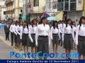 Colegio Ambato en el Desfile del 12 de Noviembre del 2011