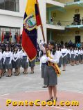 Ceremonia de traspaso de la Bandera Colegio Ambato 2013