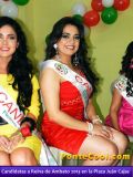 Visita de las Candidatas a Reina de Ambato 2013 a la Plaza Juan Cajas de Ambato