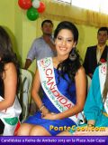 Visita de las Candidatas a Reina de Ambato 2013 a la Plaza Juan Cajas de Ambato