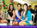 Visita de las Candidatas a Reina de Ambato 2013 a la Plaza Juan Cajas de Ambato