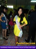 Visita de las Candidatas a Reina de Ambato 2013 a la Plaza Juan Cajas de Ambato