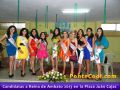 Visita de las Candidatas a Reina de Ambato 2013 a la Plaza Juan Cajas de Ambato