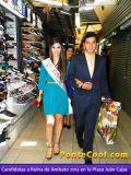 Visita de las Candidatas a Reina de Ambato 2013 a la Plaza Juan Cajas de Ambato