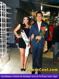 Visita de las Candidatas a Reina de Ambato 2013 a la Plaza Juan Cajas de Ambato