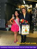 Visita de las Candidatas a Reina de Ambato 2013 a la Plaza Juan Cajas de Ambato