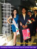 Visita de las Candidatas a Reina de Ambato 2013 a la Plaza Juan Cajas de Ambato