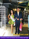 Visita de las Candidatas a Reina de Ambato 2013 a la Plaza Juan Cajas de Ambato