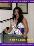 Inscripción de Carolina Herrera Candidata a Reina de Ambato 2013