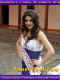 Inscripción de Carolina Herrera Candidata a Reina de Ambato 2013