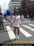 Participación del Colegio Ambato en el Desfile del 12 de Noviembre del 2012