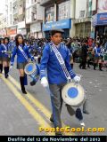 Participación del Colegio Ambato en el Desfile del 12 de Noviembre del 2012