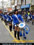Participación del Colegio Ambato en el Desfile del 12 de Noviembre del 2012