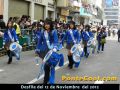 Participación del Colegio Ambato en el Desfile del 12 de Noviembre del 2012