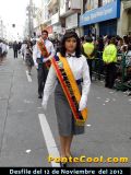 Participación del Colegio Ambato en el Desfile del 12 de Noviembre del 2012