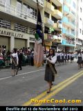 Participación del Colegio Ambato en el Desfile del 12 de Noviembre del 2012