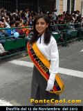 Participación del Colegio Ambato en el Desfile del 12 de Noviembre del 2012