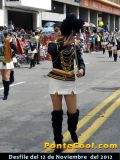 Participación del Hispano América en el Desfile del 12 de Noviembre del 2012
